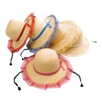 Chapeu Junino Feminino Com Trança Renda Chapéu Festa Junina Arraiá Luxo Infantil Adulto Menina Mulher - Fantasias do Ó