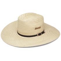 Chapeu Karanda Colorado Palha Dupla de Carnaúba Interno de Couro Aba Larga Violeiro Country Fazenda - Lajeados