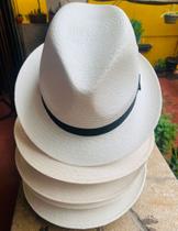 Chapeu legitimo panama cor branca