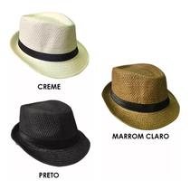 chapéu Malandro Carioca Panama Palha sintetico classico