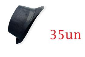 Chapéu Malandro Preto Panama Palha- 35Un