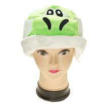 Chapéu Marios Yoshi Anime Cartoon Cosplay, boné de pelúcia, 52 cm