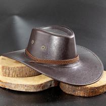 Chapéu Masculino Aba Curva Corda Regulável Country Vaquejada