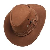 Chapéu Masculino Couro Country Cowboy