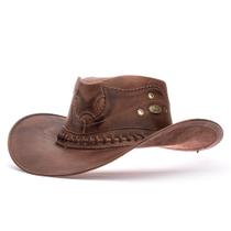 Chapéu Masculino Couro Kepell Casual Trabalho Festa Conforto Chapéu Masculino Couro Kepell Casual Trabalho Festa Conforto