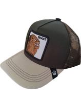 Chapéu masculino unissex ajustável Beasts Chapéu de caminhoneiro Snapback de malha
