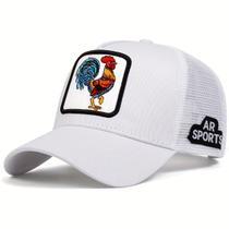 Chapéu masculino unissex ajustável Cocks Chapéu de caminhoneiro Snapback de malha Chapéu masculino unissex ajustável Cocks Chapéu de caminhoneiro Snapback de malha