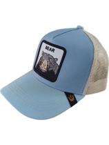 Chapéu masculino unissex ajustável de malha Snapback, chapéu de caminhoneiro Bears Chapéu masculino unissex ajustável de malha Snapback, chapéu de caminhoneiro Bears
