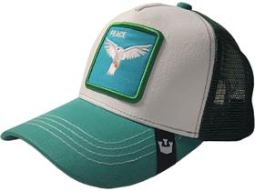 Chapéu masculino unissex ajustável Peaces Chapéu de caminhoneiro Snapback de malha Chapéu masculino unissex ajustável Peaces Chapéu de caminhoneiro Snapback de malha