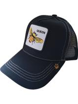 Chapéu masculino unissex ajustável Queens, chapéu de caminhoneiro Snapback de malha