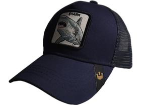 Chapéu masculino unissex ajustável Sharks Chapéu de caminhoneiro Snapback de malha Chapéu masculino unissex ajustável Sharks Chapéu de caminhoneiro Snapback de malha