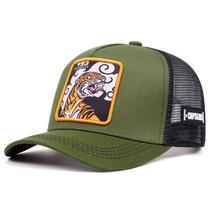 Chapéu masculino unissex ajustável Tigers Chapéu de caminhoneiro Snapback de malha Chapéu masculino unissex ajustável Tigers Chapéu de caminhoneiro Snapback de malha