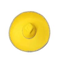 Chapéu Mexicano Feltro Amarelo