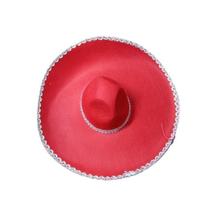 Chapéu Mexicano Feltro Vermelho