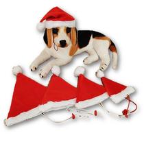 Chapéu Natal Gorro Gorrinho de Papai Noel Pet Cachorro Gato Chapéu Natal Gorro Gorrinho de Papai Noel Pet Cachorro Gato