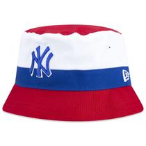 Chapeu New Era Bucket MLB New York Yankees Vintage Vermelho Vermelho