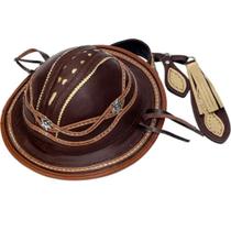 Chapéu Nordestino De Couro - Dominguinhos - Adulto Chapéu Nordestino De Couro - Dominguinhos - Adulto