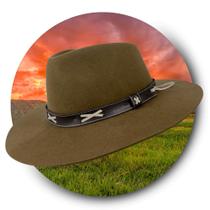 Chapéu Original Pralana Carneira Elástica Regional Marsin Crioulo Bark Marrom - Ref.19206 Chapéu Original Pralana Carneira Elástica Regional Marsin Crioulo Bark Marrom - Ref.19206