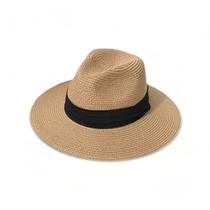 Chapéu Palha Casual Praia Feminino Masculino ABA MÉDIA PANAMÁ 329 Chapéu Palha Casual Praia Feminino Masculino ABA MÉDIA PANAMÁ 329