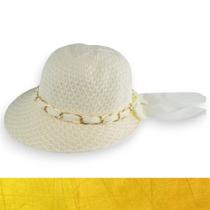 Chapéu Palha Lenço Fita Praia Casual Feminino aba curta LAÇO 862 Chapéu Palha Lenço Fita Praia Casual Feminino aba curta LAÇO 862