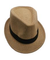 Chapéu Panamá Aba 4Cm Curta Moda Casual Masculino Feminino