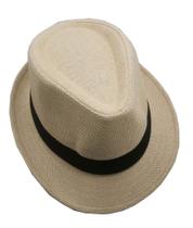 Chapéu Panamá Aba 4cm Curta Moda Casual Masculino Feminino tamanho 58 - sem