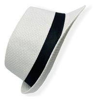 Chapéu Panamá Branco Com Fita Preta Zé Pilintra Umbanda