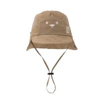 Chapéu Panamá De Verão Para Meninos E Meninas, Secagem Rápida, Bordado De Orelhas De Urso, Proteção