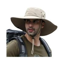 Chapéu Panamá Masculino De Verão Respirável Em Malha Anti-UV Para Pesca, Camping E Caminhadas Chapéu Panamá Masculino De Verão Respirável Em Malha Anti-UV Para Pesca, Camping E Caminhadas