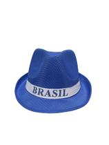 Chapéu Panamá Pagodeiro Copa Do Mundo Amareloa Azul C/faixa Branco - MODAMIX Chapéu Panamá Pagodeiro Copa Do Mundo Amareloa Azul C/faixa Branco - MODAMIX