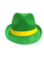 Chapéu Panamá Pagodeiro Copa Do Mundo Verde C/faixa Amarela