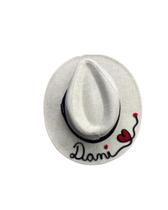 chapéu panamá personalizado com nome e desenho