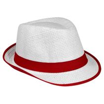 Chapéu Panamá Zé Pilintra Malandro Branco Ou Preto Com Fita