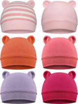 Chapéu para bebês recém-nascidos Geyoga Bear Ears, bonés infantis de 0 a 3 meses Chapéu para bebês recém-nascidos Geyoga Bear Ears, bonés infantis de 0 a 3 meses