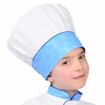 Chapéu Para Mini Chef Cozinha Infantil Unissex Touca Crianças Mestre Cuca Cores Chapéu Para Mini Chef Cozinha Infantil Unissex Touca Crianças Mestre Cuca Cores