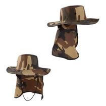 Chapéu Pesca Pescador Australiano Proteção Nuca Pescoço Chapéu Pesca Pescador Australiano Proteção Nuca Pescoço