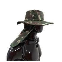 Chapéu Pescador Australiano Selva Camuflado Com Proteção Unissex