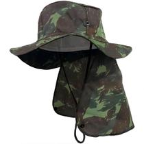 Chapéu Pescador com Proteção Camuflado - GLX