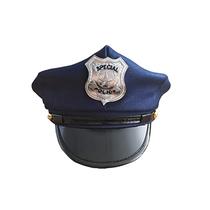 Chapéu Police BinaryABC Halloween Cosplay e acessório para festa Chapéu Police BinaryABC Halloween Cosplay e acessório para festa
