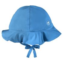 Chapéu Praia Bebê Proteção UV Azul Médio Up Baby