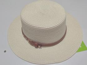 Chapéu Praia Feminino Creme com cinto Chapéu Praia Feminino Creme com cinto