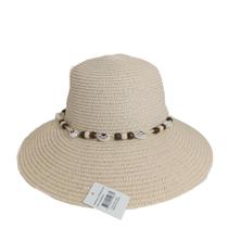 Chapéu Praia Feminino Viseira Palha Adornado Piscina Chapéu Praia Feminino Viseira Palha Adornado Piscina