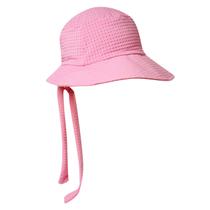 Chapéu Praia Infantil Proteção UV Lycra Trabalhada Rosa Tip Top