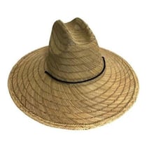 Chapéu Praia Palha Bambu Aba Larga Moda Surf Verão Praia Unissex Chapéu Praia Palha Bambu Aba Larga Moda Surf Verão Praia Unissex