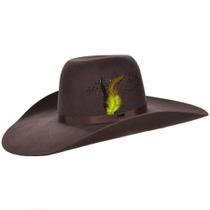 Chapéu Pralana Felt Rendado Marrom Aba Larga 13 Chapéu Pralana Felt Rendado Marrom Aba Larga 13