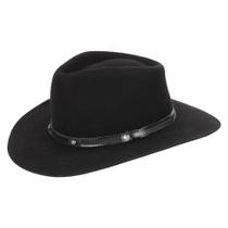 Chapéu Preto 5X Campo IV Feltro - Pralana 2308 Chapéu Preto 5X Campo IV Feltro - Pralana 2308
