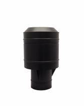 Chapéu preto tipo canhão sputinik para chaminé de 250 mm de diâmetro. Chapéu preto tipo canhão sputinik para chaminé de 250 mm de diâmetro.