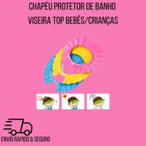 Chapéu Protetor de Banho - Viseira Top Bebês/Crianças - Online