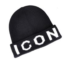 Chapéu quente de malha Hat ICONS para homens e mulheres com 18 cm de largura Chapéu quente de malha Hat ICONS para homens e mulheres com 18 cm de largura