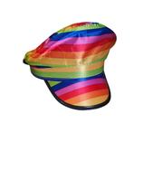 Chapeu Quepe/boina Arco Íris Colorido Adulto